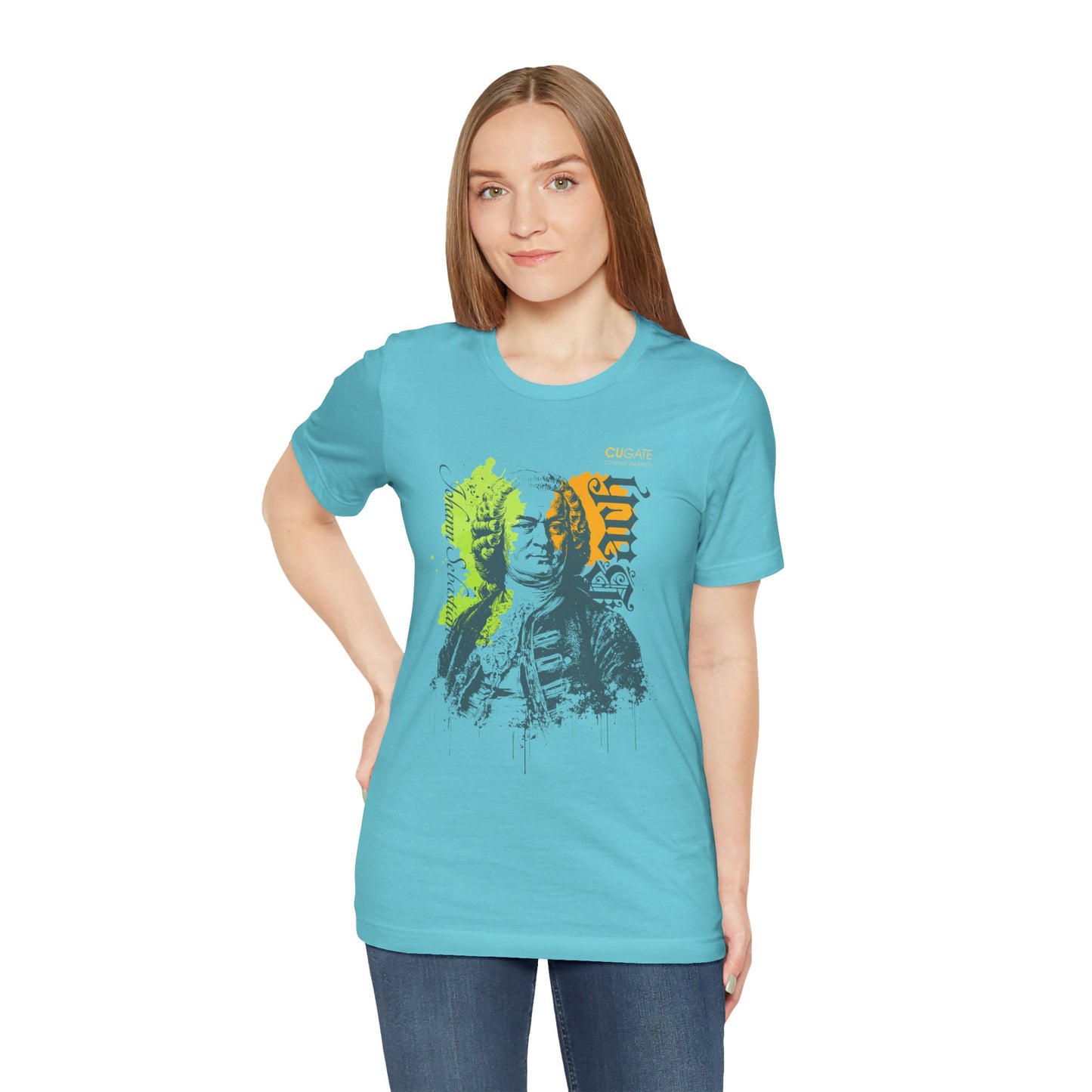 Bach T-Shirt (Light): Classical Music T-Shirt, Bach Shirt, Johann Sebastian Bach Gift