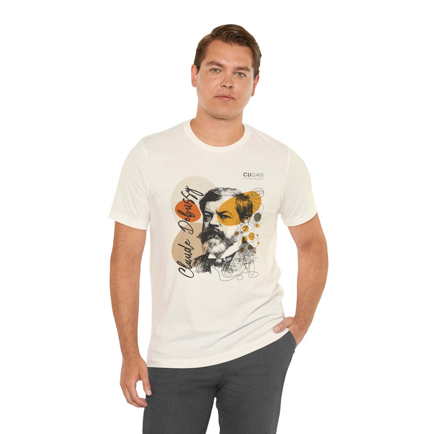 Debussy T-Shirt (Light): Classical Music T-Shirt, Debussy Shirt, Claude Debussy Gift, Debussy Tribute Tee