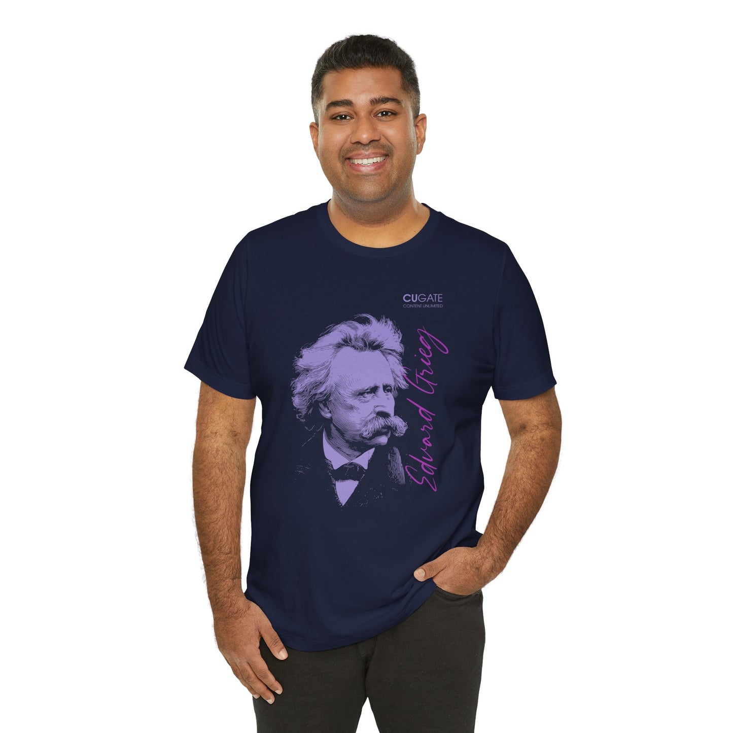Grieg T-Shirt (Dark): Classical Music T-Shirt, Grieg Shirt, Music T-Shirt Gift, Norwegian Folk Music Tee, Scandinavian Classic Music Shirt