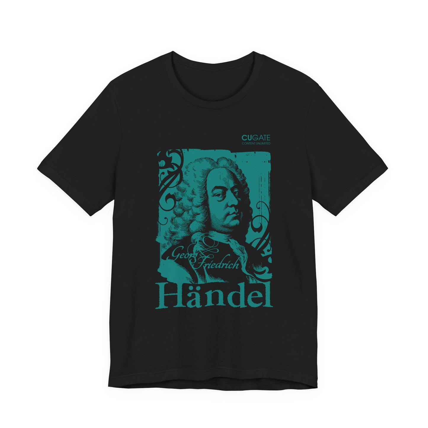 Händel T-Shirt (Dark): Classical Music T-Shirt, Händel Shirt, Georg Friedrich Händel Gift, Händel Tribute Tee
