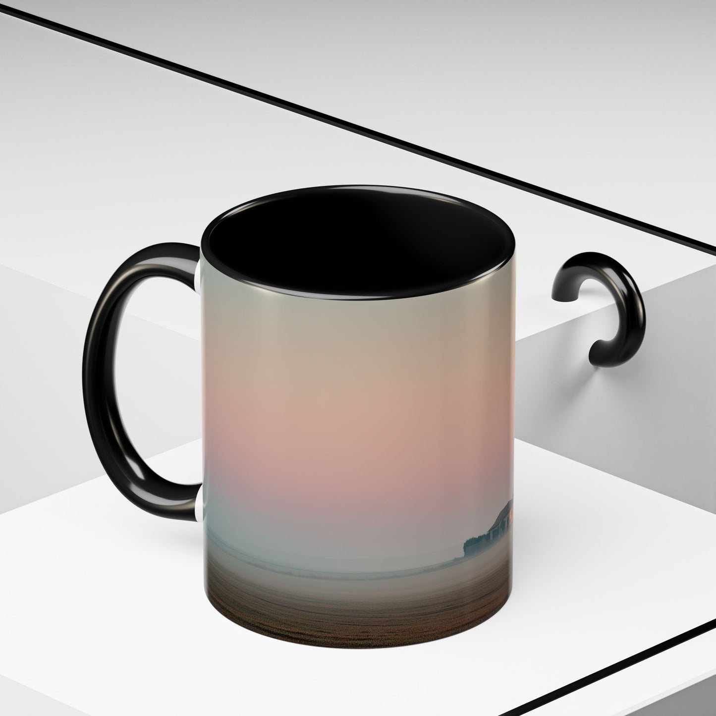 Quiet Mornings Mug (EU) - Classical Music for Relaxation Mug, Peaceful Music Mug, Sunrise Nature Mug