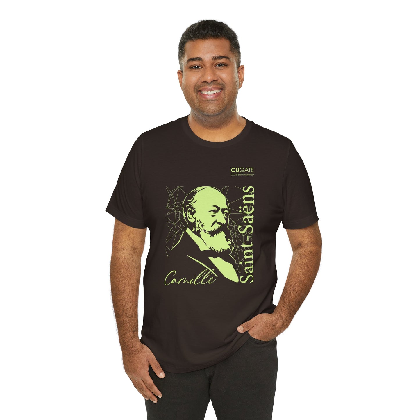 Saint-Saëns T-Shirt (Dark): Classical Composer T-Shirt, Classical Music Shirt, Camille Saint-Saëns Tribute Tee