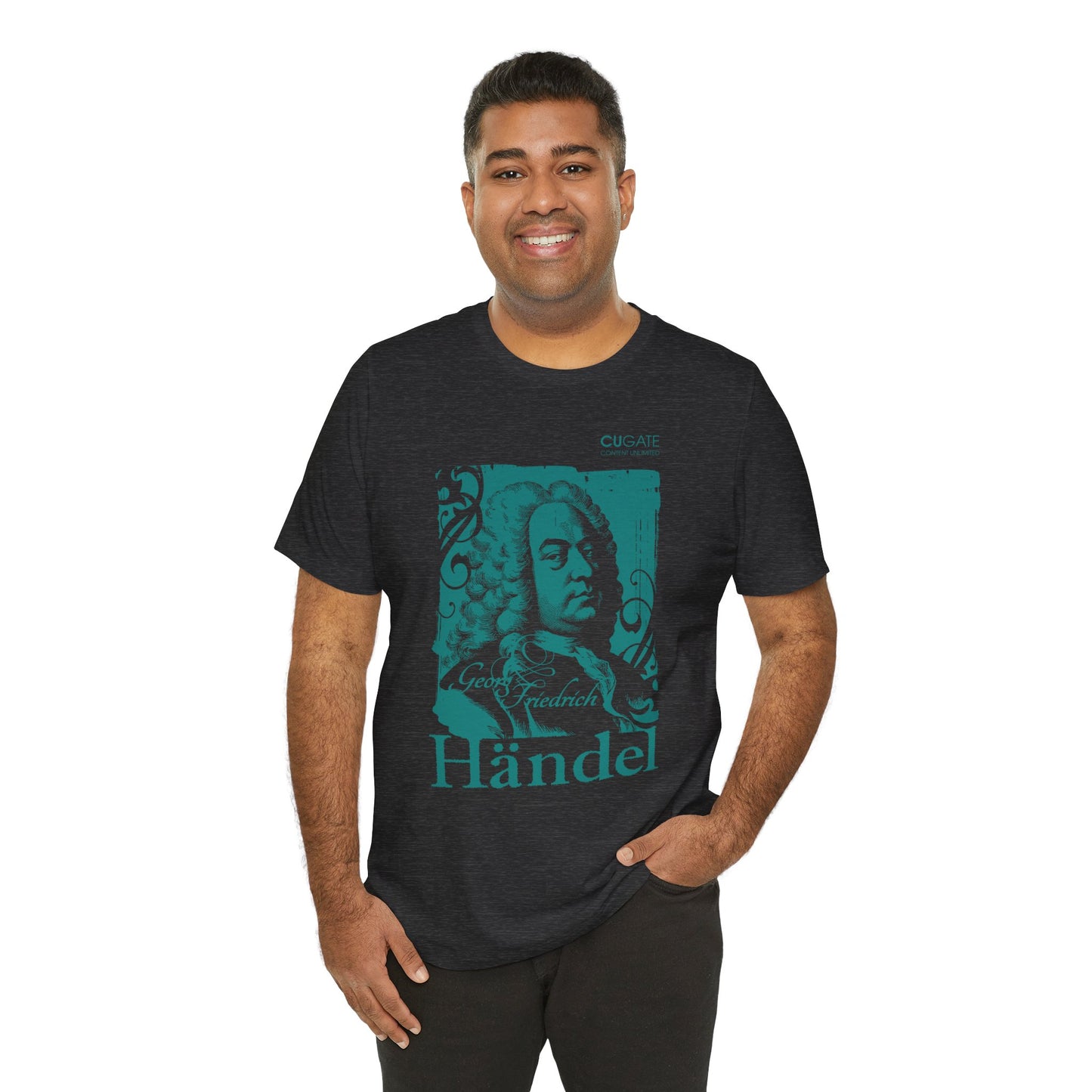 Händel T-Shirt (Dark): Classical Music T-Shirt, Händel Shirt, Georg Friedrich Händel Gift, Händel Tribute Tee