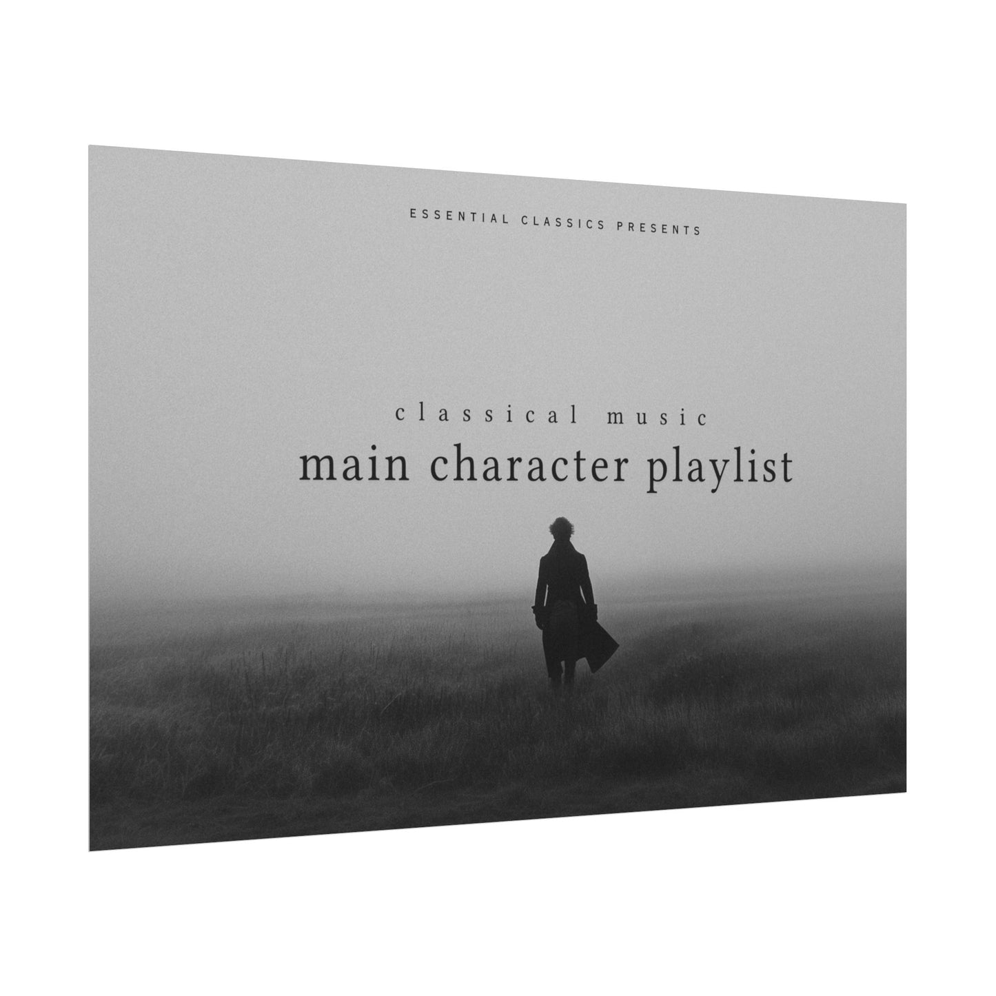 Main Character Energy Poster - Classical Music Wall Art, Epic Movie Poster