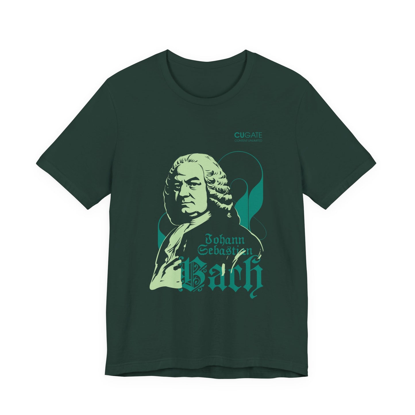 Bach T-Shirt (Dark): Classical Music T-Shirt, Bach Shirt, Johann Sebastian Bach Gift