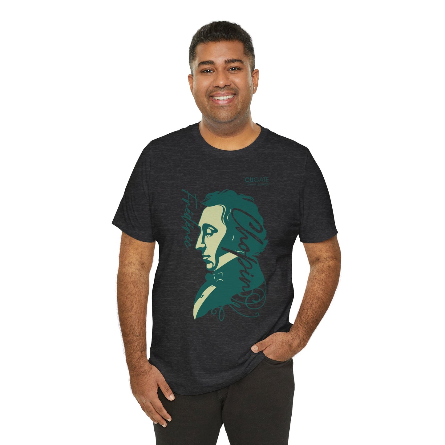 Chopin T-Shirt (Dark): Classical Music T-Shirt, Chopin Shirt, Frédéric Chopin Gift