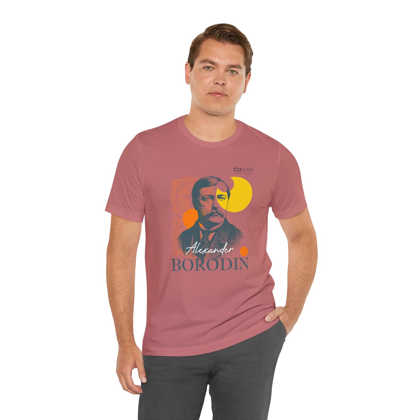 Borodin T-Shirt (Light): Classical Music T-Shirt, Borodin Shirt, Alexander Borodin Gift