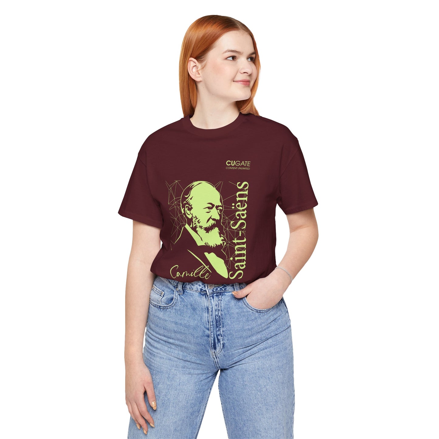 Saint-Saëns T-Shirt (Dark): Classical Composer T-Shirt, Classical Music Shirt, Camille Saint-Saëns Tribute Tee