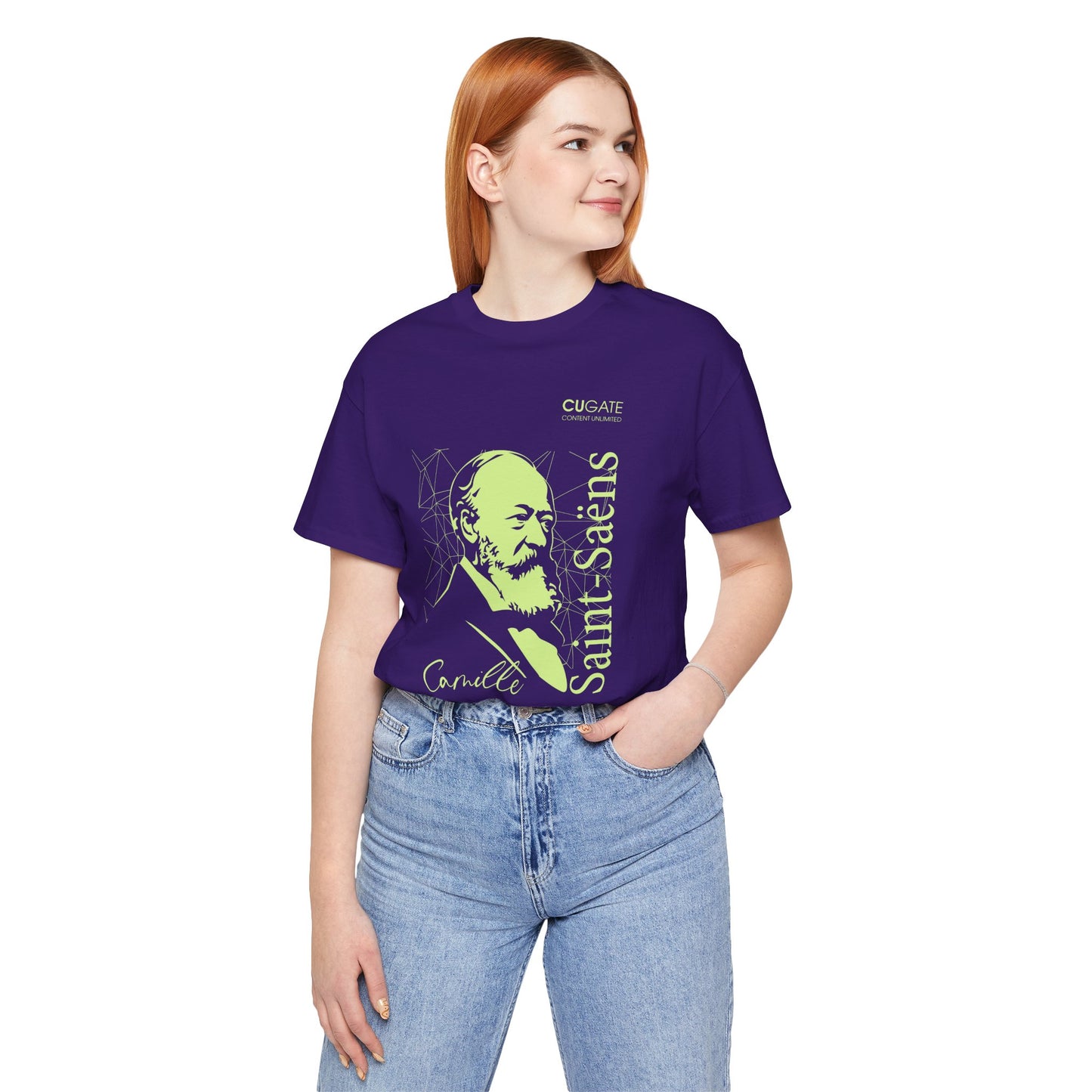 Saint-Saëns T-Shirt (Dark): Classical Composer T-Shirt, Classical Music Shirt, Camille Saint-Saëns Tribute Tee