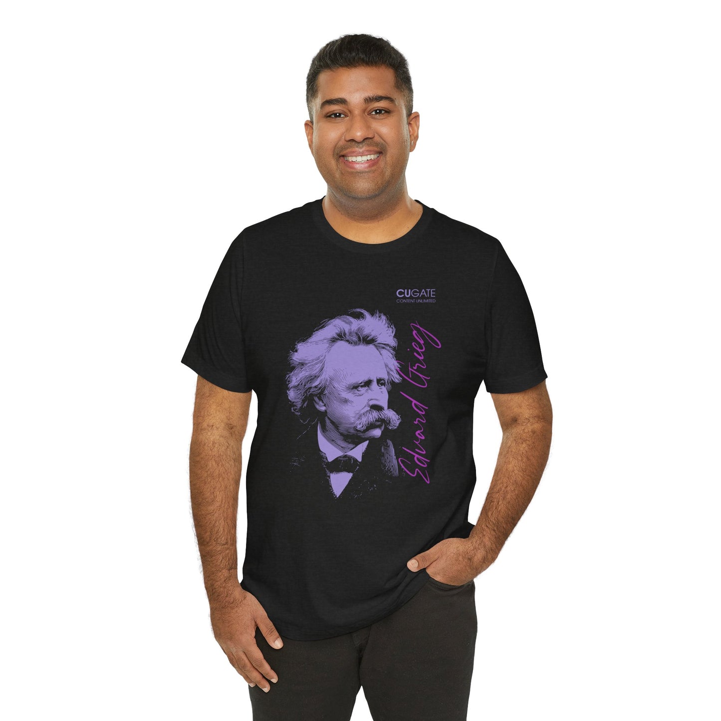 Grieg T-Shirt (Dark): Classical Music T-Shirt, Grieg Shirt, Music T-Shirt Gift, Norwegian Folk Music Tee, Scandinavian Classic Music Shirt