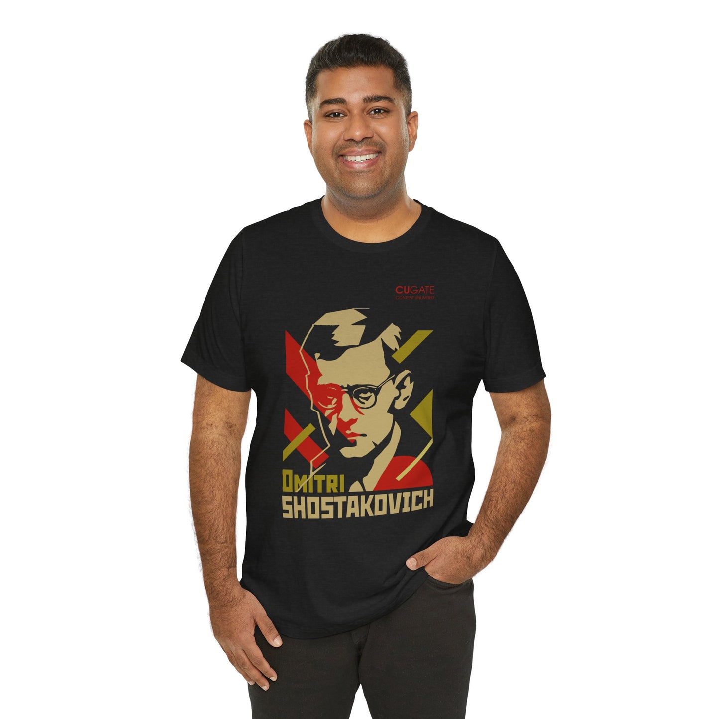 Shostakovich T-Shirt (Dark): Classical Composer T-Shirt, Classical Music Shirt, Dmitri Shostakovich Tribute Tee