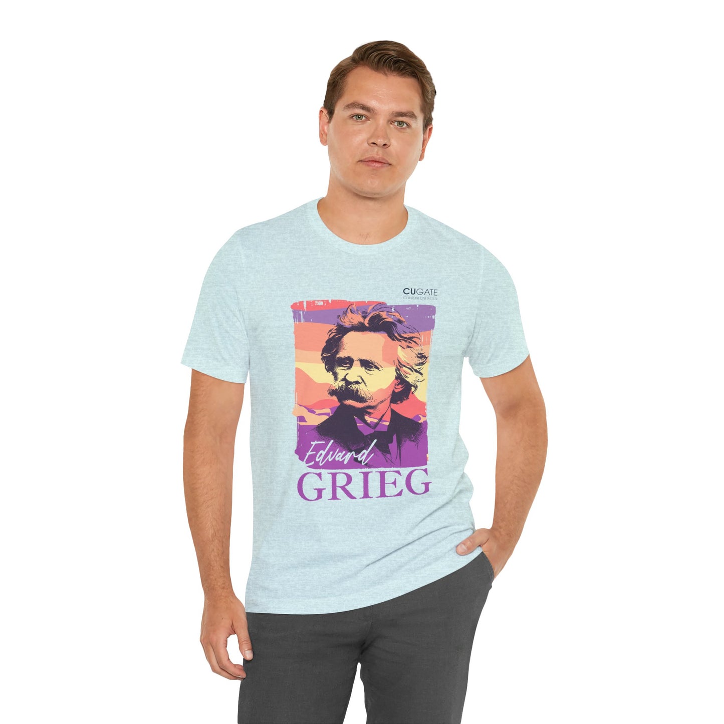 Grieg T-Shirt (Light): Classical Music T-Shirt, Grieg Shirt, Music T-Shirt Gift, Norwegian Folk Music Tee, Scandinavian Classic Music Shirt