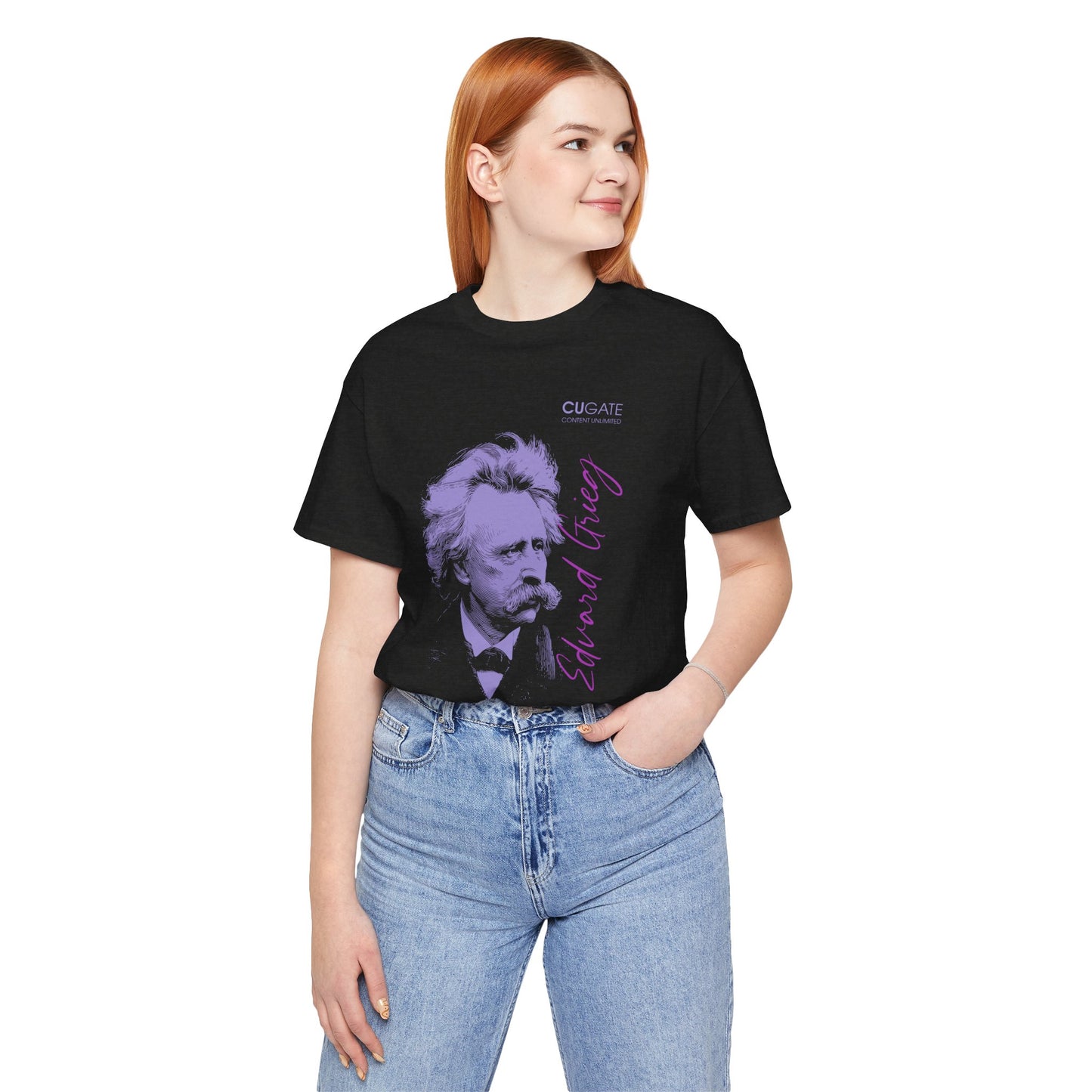 Grieg T-Shirt (Dark): Classical Music T-Shirt, Grieg Shirt, Music T-Shirt Gift, Norwegian Folk Music Tee, Scandinavian Classic Music Shirt