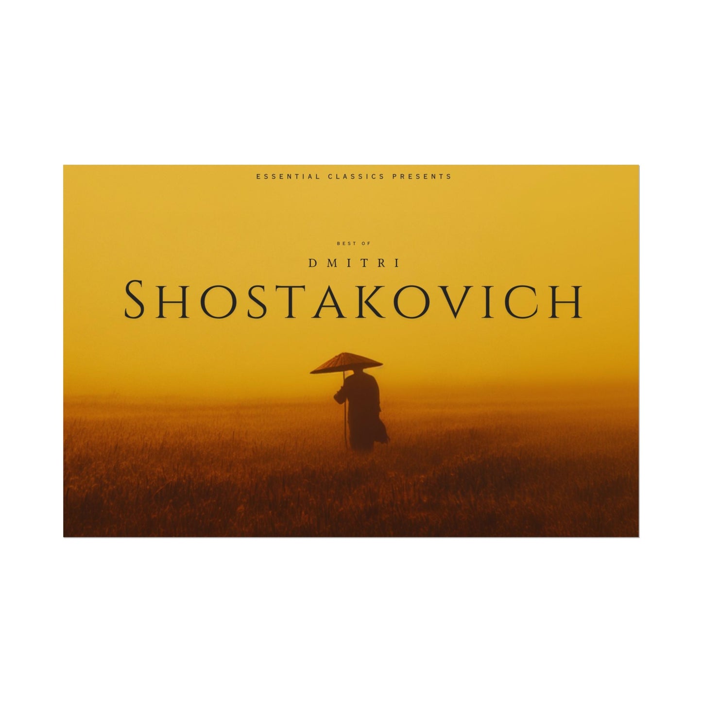 The Best of Dmitri Shostakovich - Classical Music Art Poster