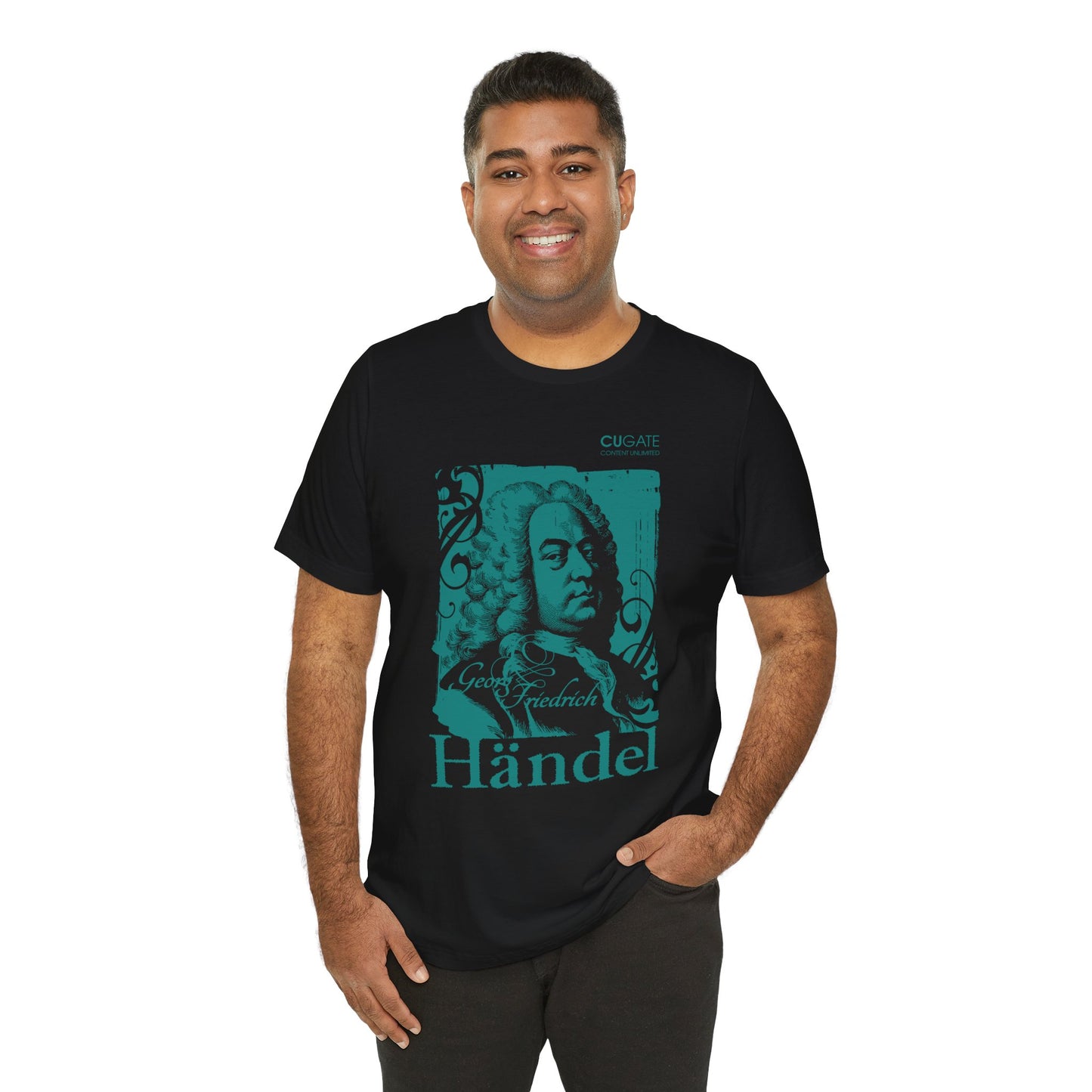 Händel T-Shirt (Dark): Classical Music T-Shirt, Händel Shirt, Georg Friedrich Händel Gift, Händel Tribute Tee