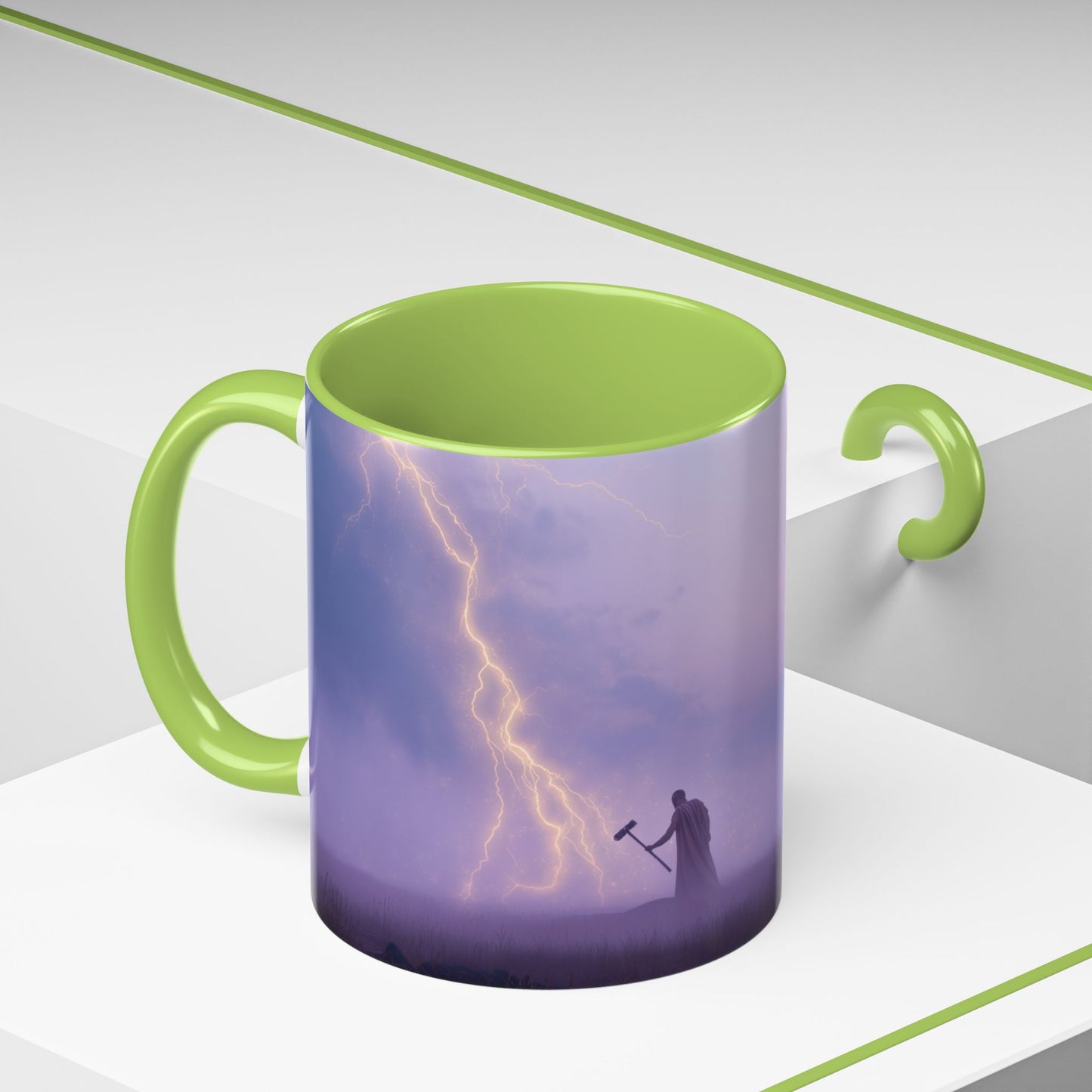 Classical Music Slaps Mug (EU) - Dramatic Orchestral Mug, Action Movie Mug, Fiction Fantasy Mug, Villain Mug, Lightning Strike Mug