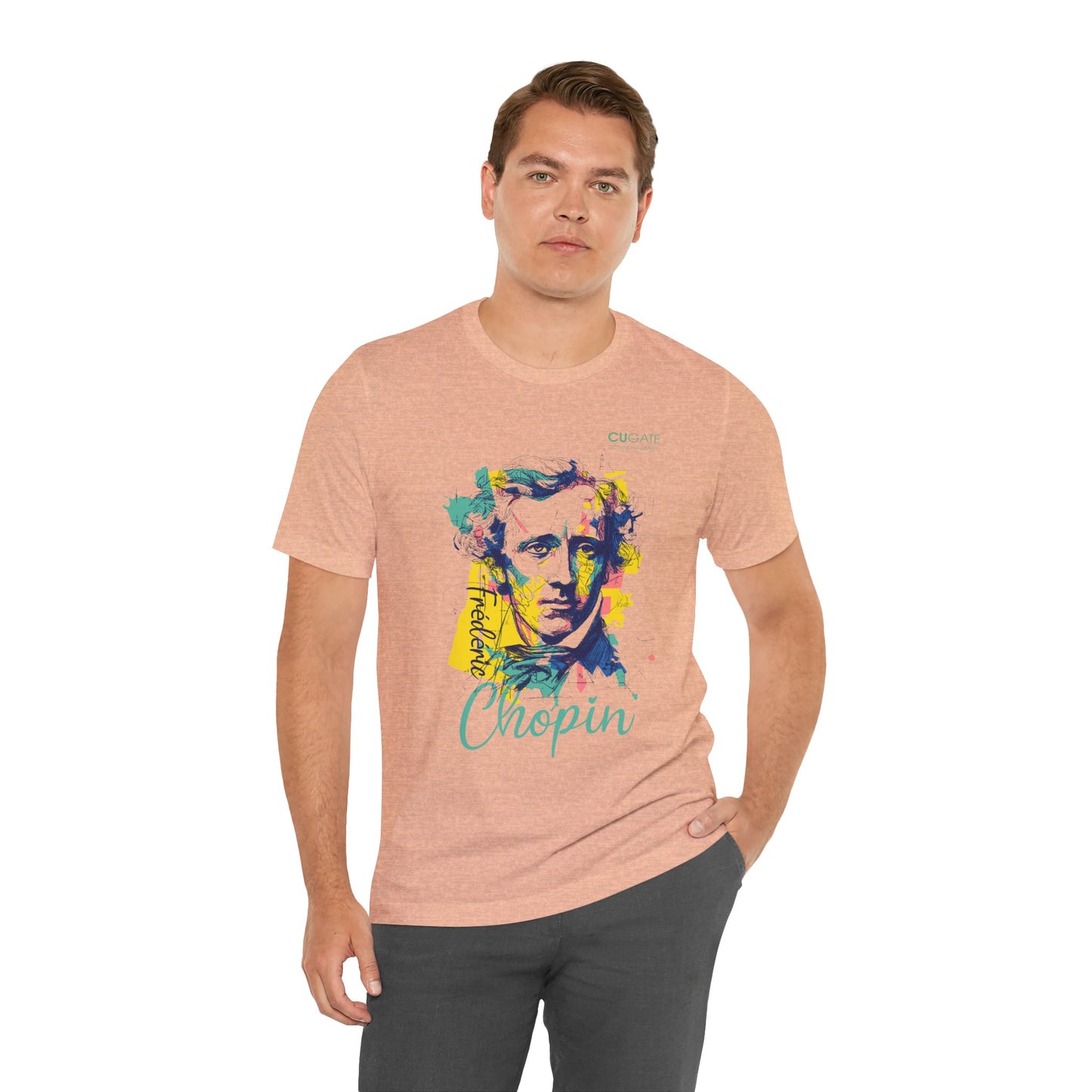 Chopin T-Shirt (Light): Classical Music T-Shirt, Chopin Shirt, Frédéric Chopin Gift