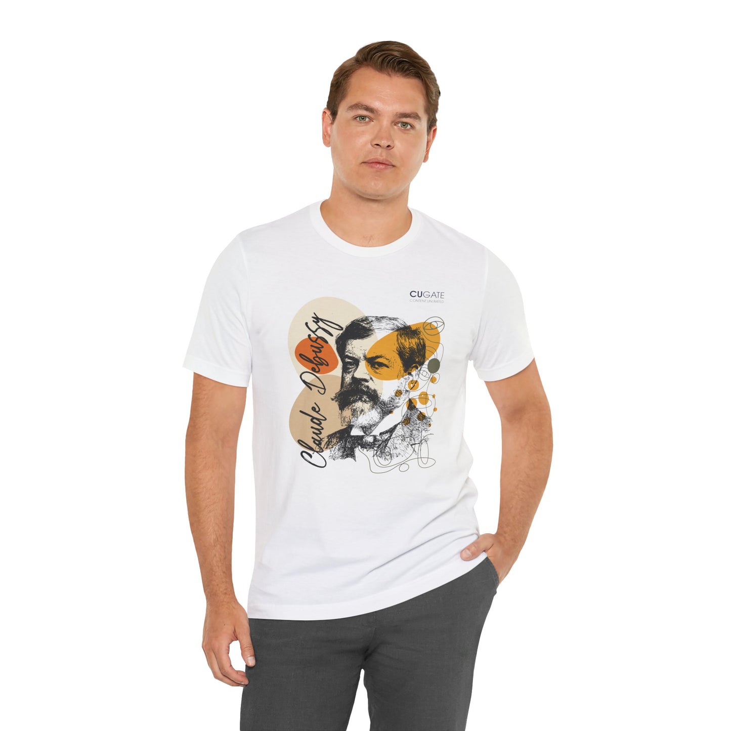 Debussy T-Shirt (Light): Classical Music T-Shirt, Debussy Shirt, Claude Debussy Gift, Debussy Tribute Tee