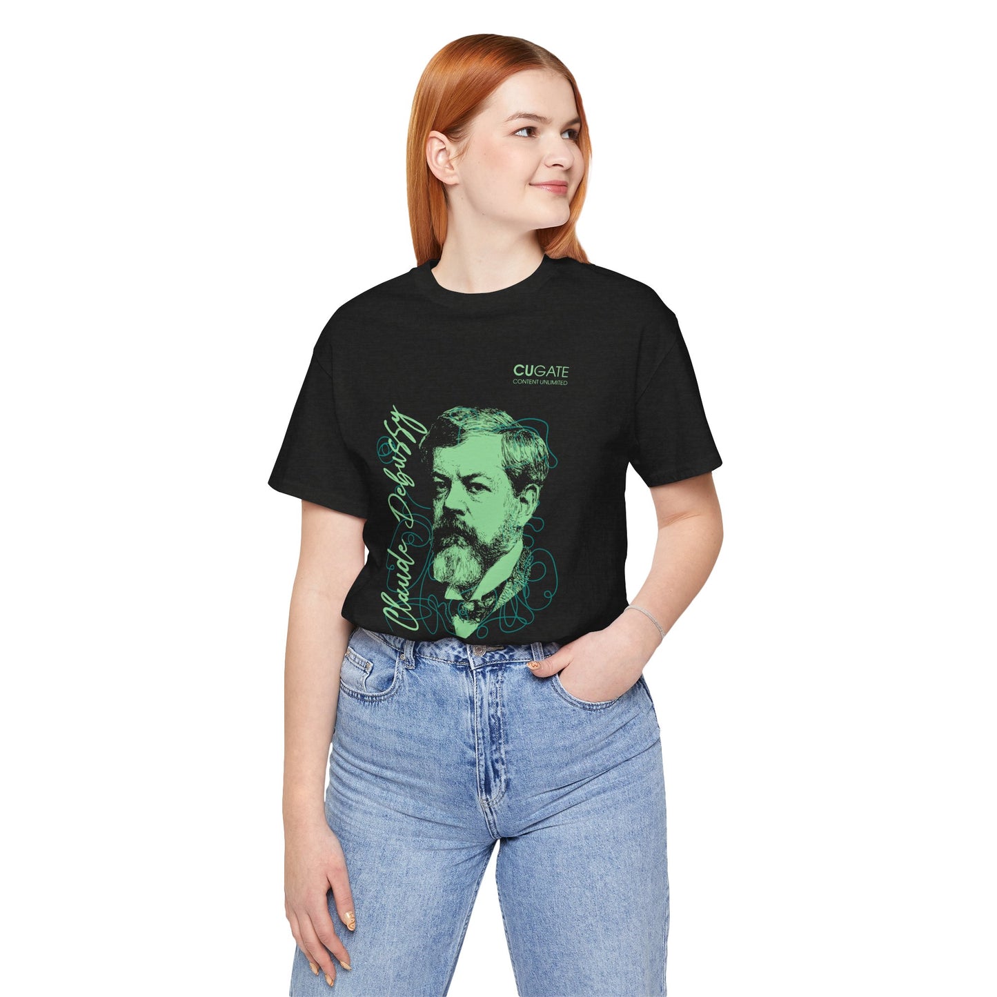 Debussy T-Shirt (Dark): Classical Music T-Shirt, Debussy Shirt, Claude Debussy Gift, Debussy Tribute Tee