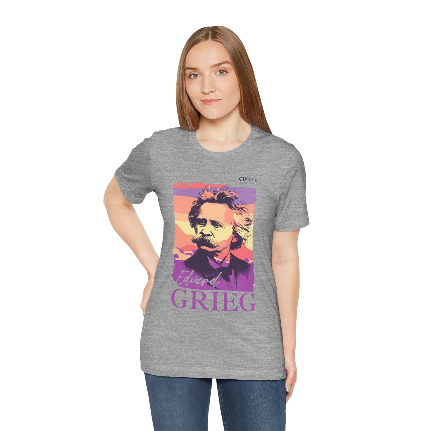 Grieg T-Shirt (Light): Classical Music T-Shirt, Grieg Shirt, Music T-Shirt Gift, Norwegian Folk Music Tee, Scandinavian Classic Music Shirt