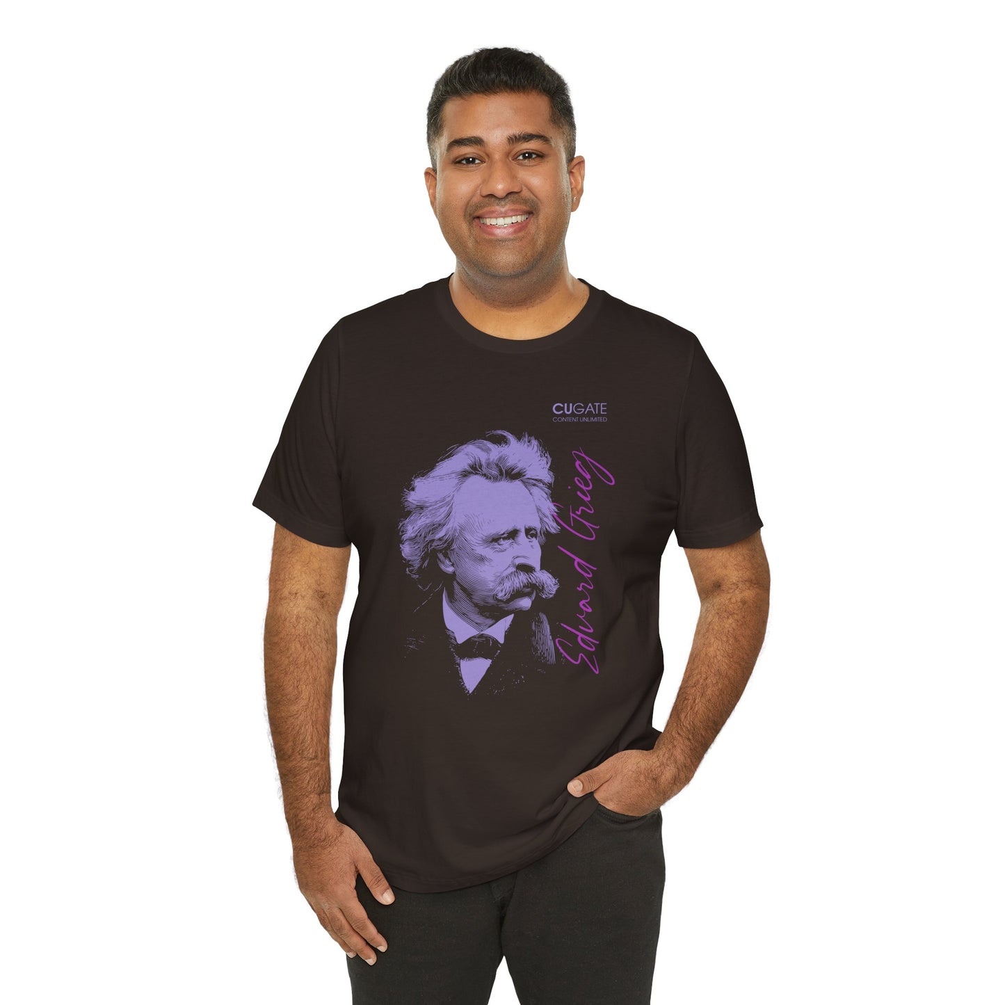 Grieg T-Shirt (Dark): Classical Music T-Shirt, Grieg Shirt, Music T-Shirt Gift, Norwegian Folk Music Tee, Scandinavian Classic Music Shirt