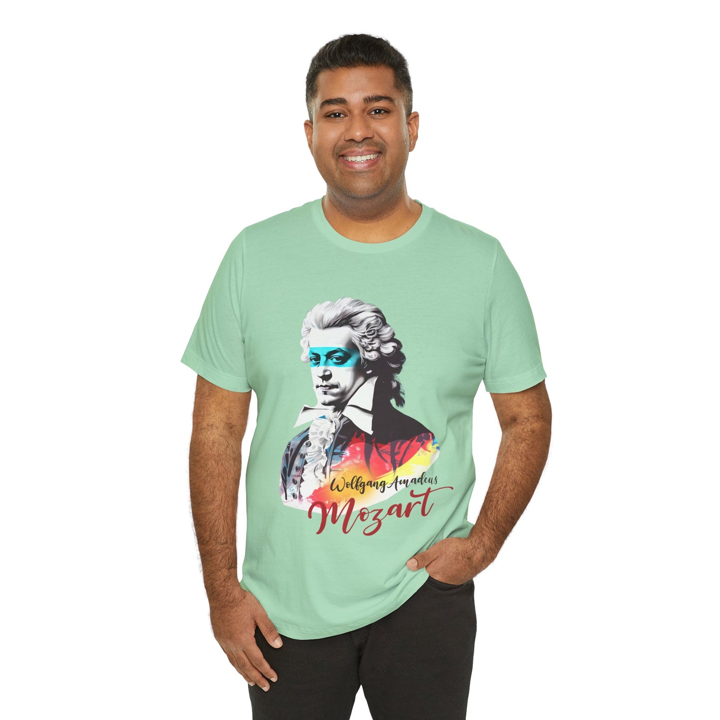 Mozart Printed Tee - Classical Music Lovers Gift