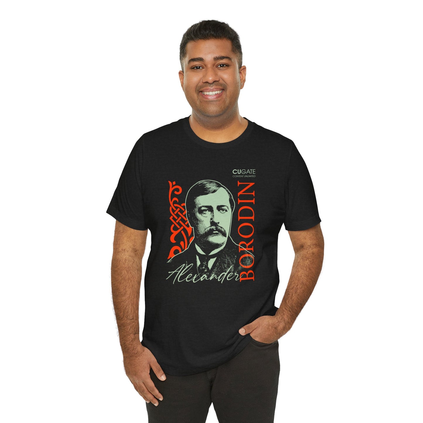 Borodin T-Shirt (Dark): Classical Music T-Shirt, Borodin Shirt, Alexander Borodin Gift