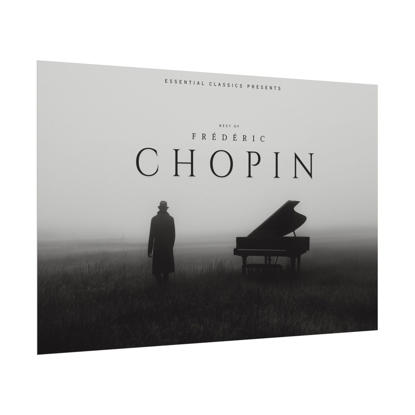 Best of Chopin Poster - Somber Music Mood Poster - Classical Music Mood Poster