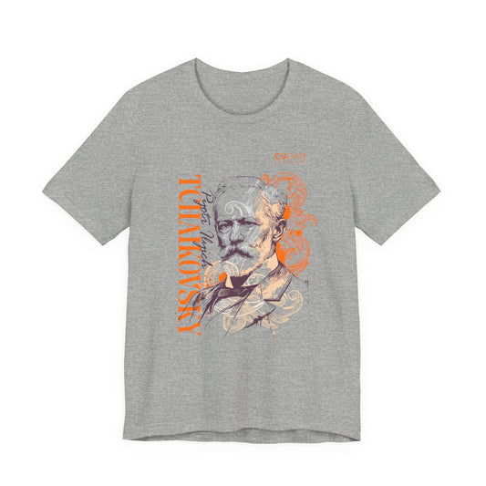Tchaikovsky T-Shirt (Light): Classical Composer T-Shirt, Classical Music Shirt, Pyotr Ilyich Tchaikovsky Tribute Tee