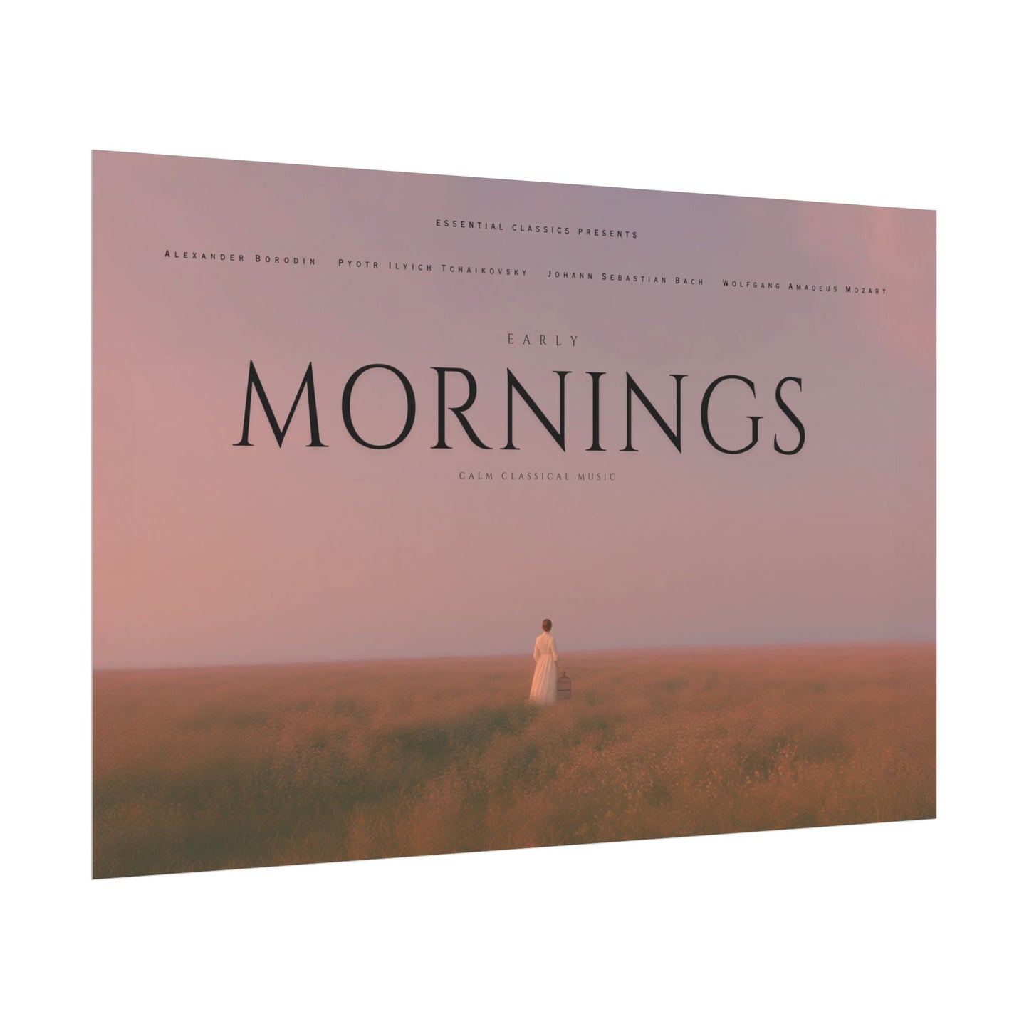 Early Mornings - Tranquil Moments Print, Relaxing Poster, Slow Morning Print, Peaceful Moments Poster