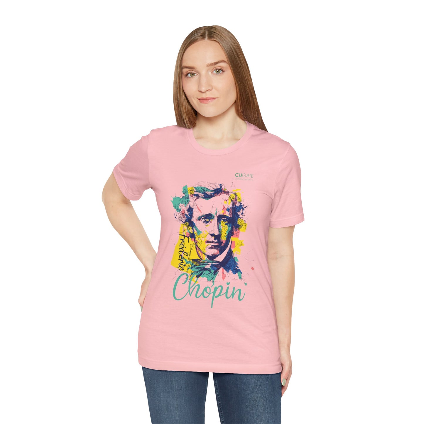 Chopin T-Shirt (Light): Classical Music T-Shirt, Chopin Shirt, Frédéric Chopin Gift