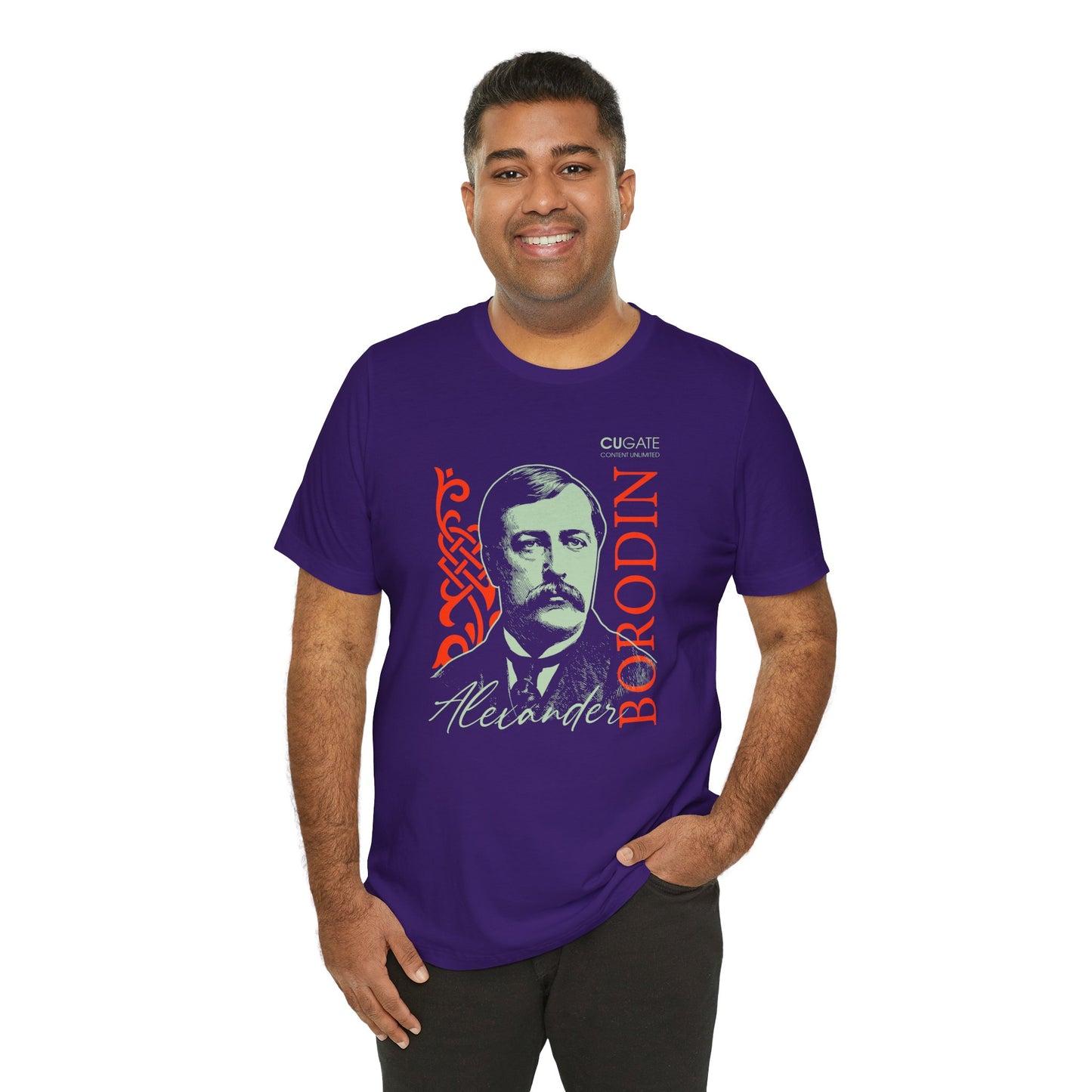 Borodin T-Shirt (Dark): Classical Music T-Shirt, Borodin Shirt, Alexander Borodin Gift