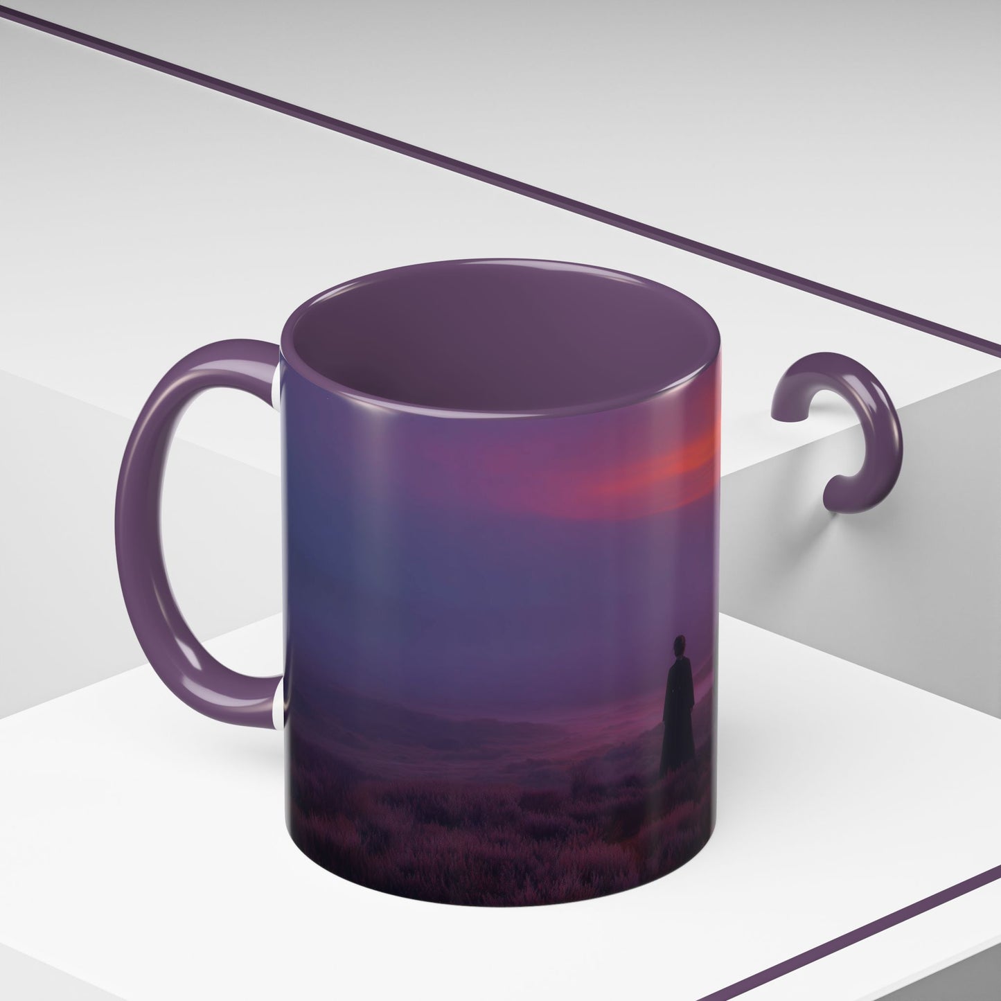 Classical Sunset Mug (EU) - Sundown Mug, Nightfall Mug, Evening Mug, Landscape Art Mug, Sunset Mug