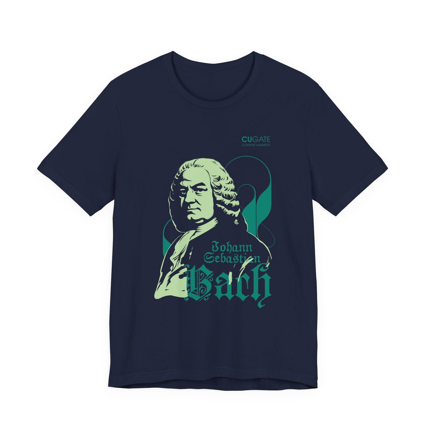 Bach T-Shirt (Dark): Classical Music T-Shirt, Bach Shirt, Johann Sebastian Bach Gift