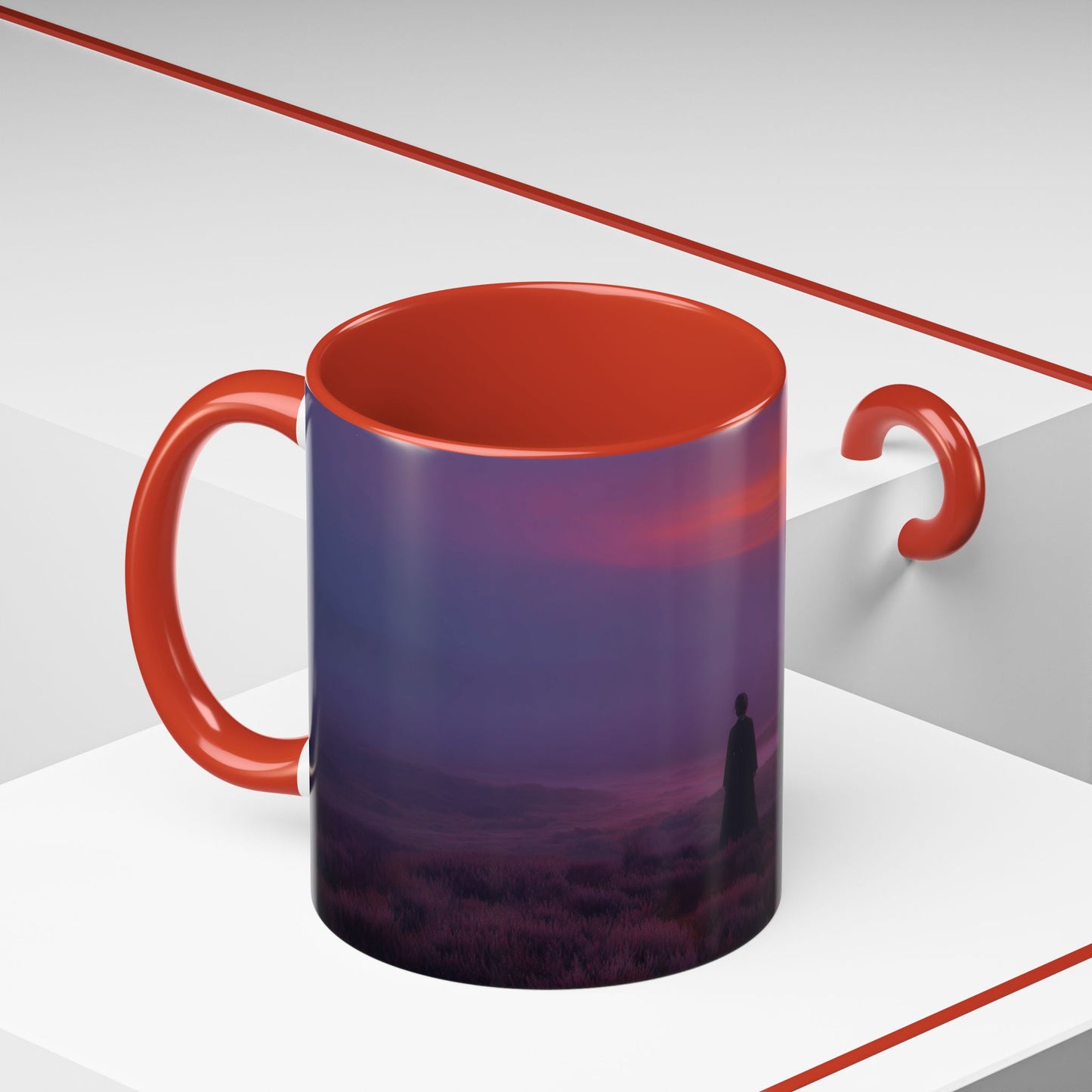 Classical Sunset Mug (EU) - Sundown Mug, Nightfall Mug, Evening Mug, Landscape Art Mug, Sunset Mug