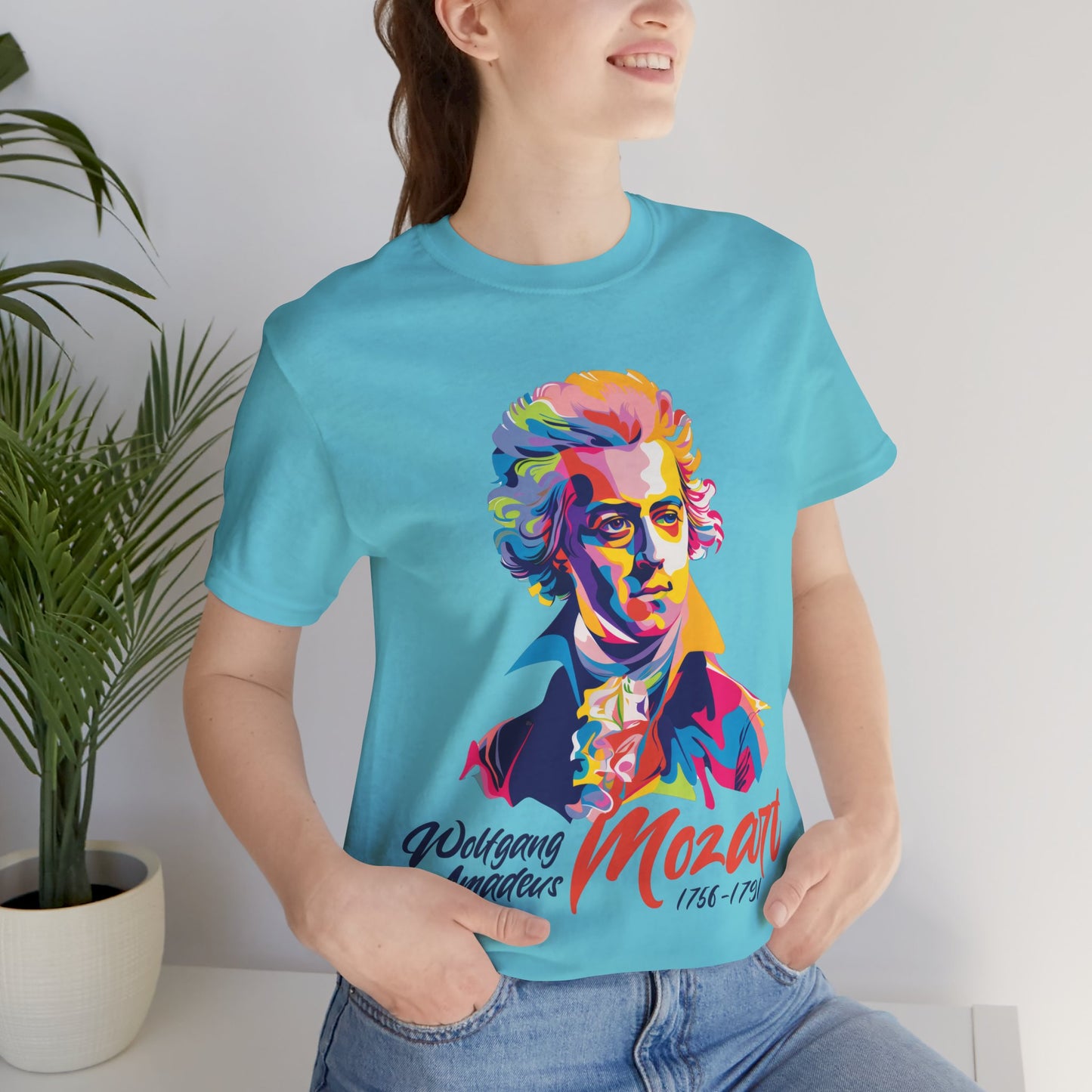 Mozart Portrait Tee - Classical Music Tee