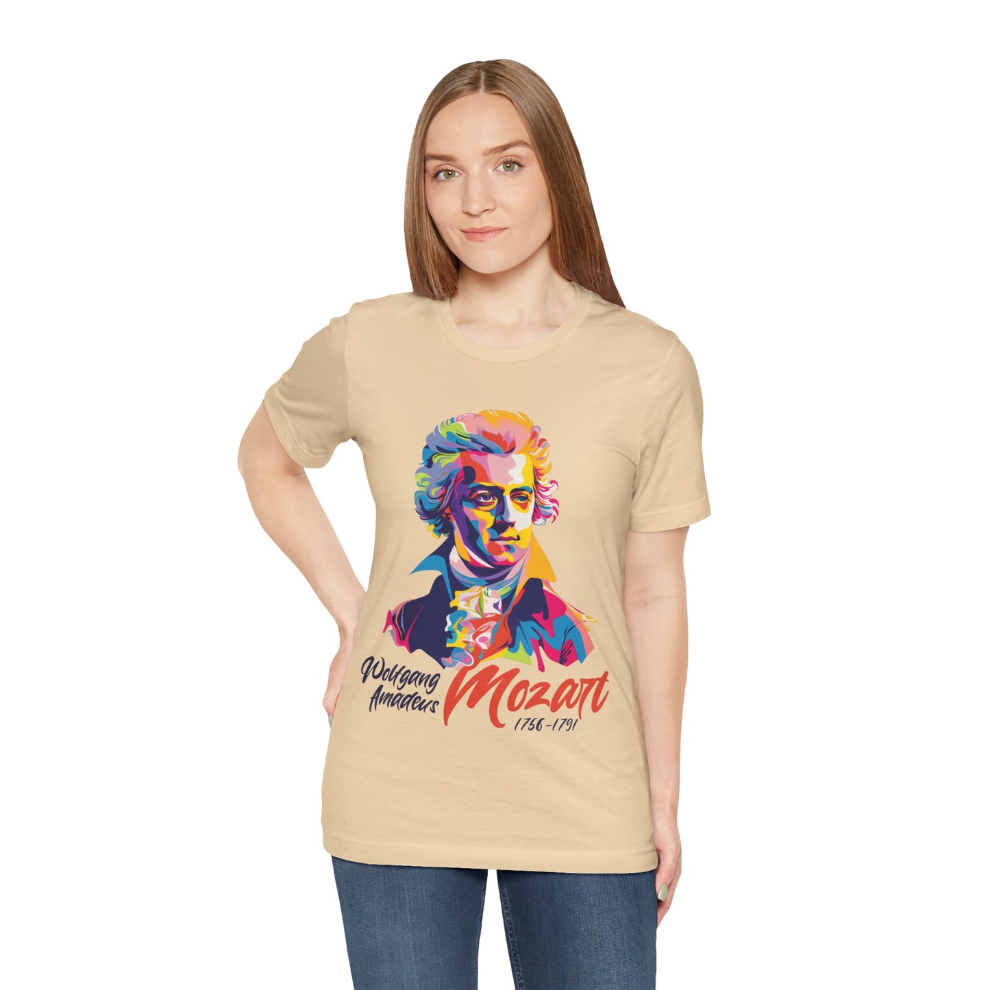 Mozart Portrait Tee - Classical Music Tee
