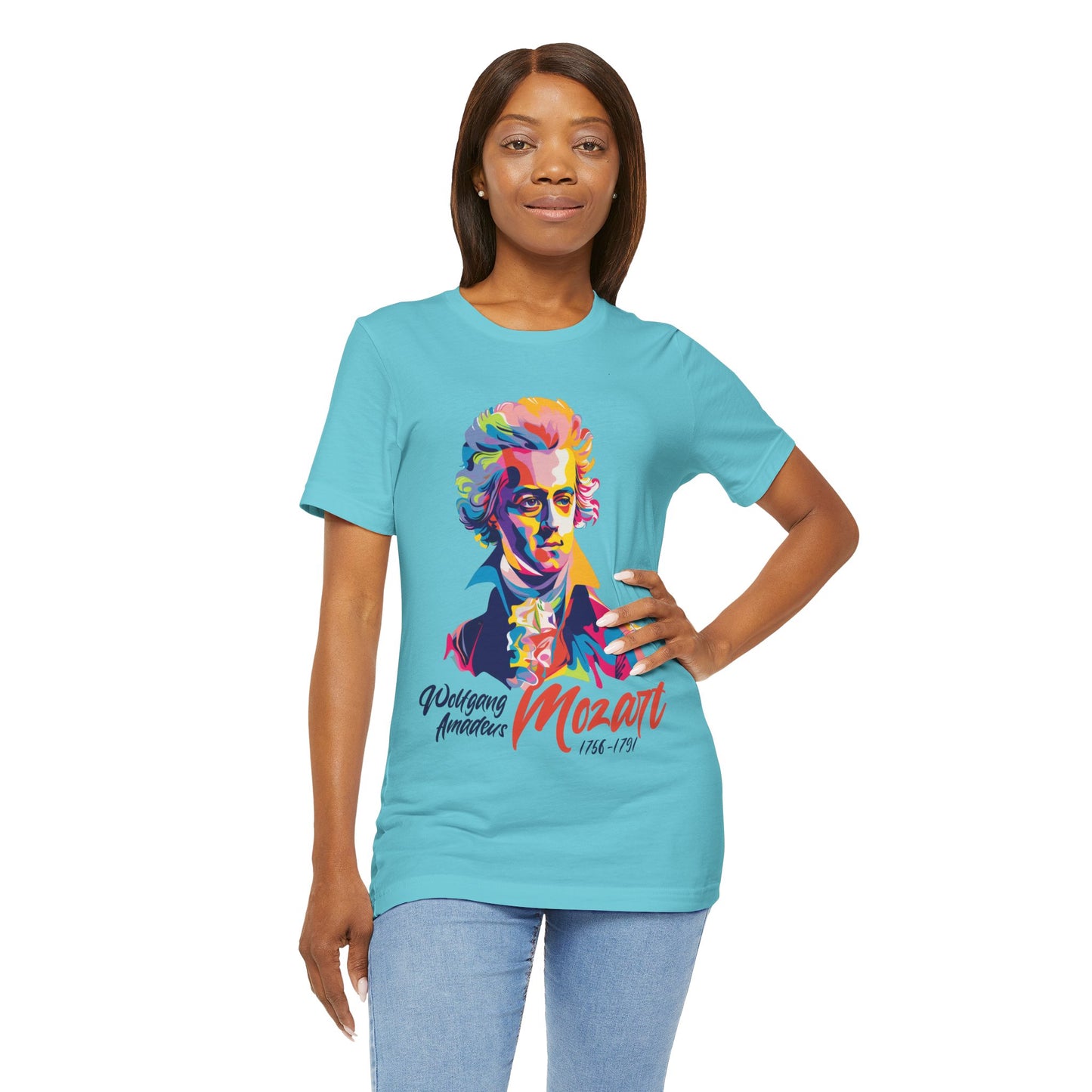 Mozart Portrait Tee - Classical Music Tee