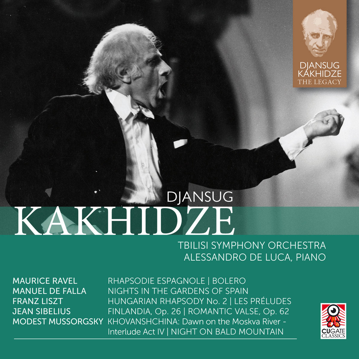 Djansug Kakhidze The Legacy Vol. 9 by Alessandro De Luca, Piano / Tbilisi Symphony Orchestra / Djansug Kakhidze (CD)