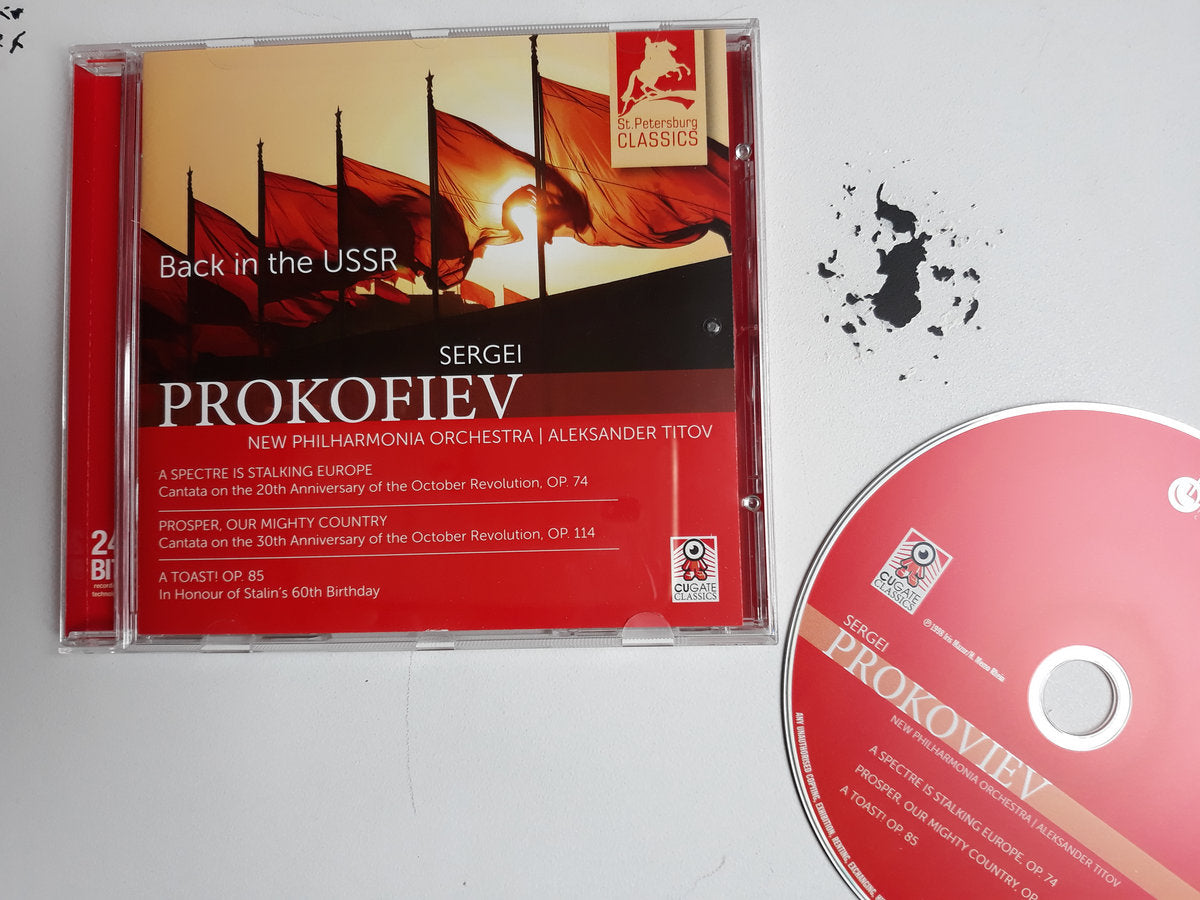 A Spectre is Stalking Europe. Cantata on the 20th Anniversary of the October Revolution, Op.74 I Prosper, Our Mighty Country, Op. 114. Cantata on the 30th Anniversary of the October Revolution I A Toast! Op.85 (In Honor of Stalin’s 60th Birthday) by