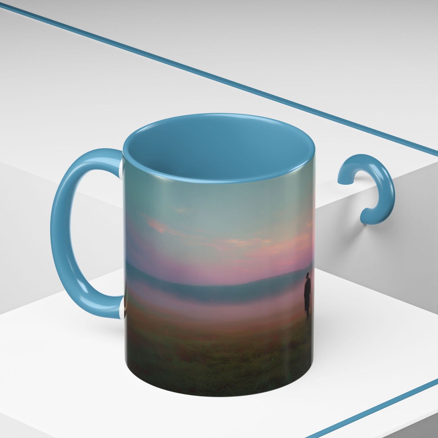 Classical Relaxation Mug (EU) - Calming Mug, Beethoven Inspired Mug, Self-Care Mug, Thoughtful Mug, Peaceful Scenery Mug