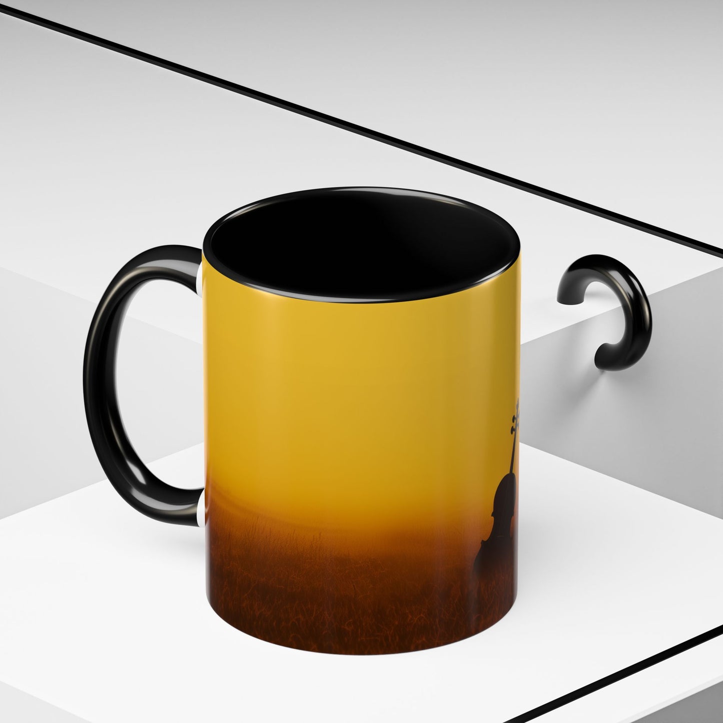 Summer & Strings Mug (EU) - Classical Violin Poster, Summer Print, Classical Music Print, Calm Music Poster, Stings Lovers Print