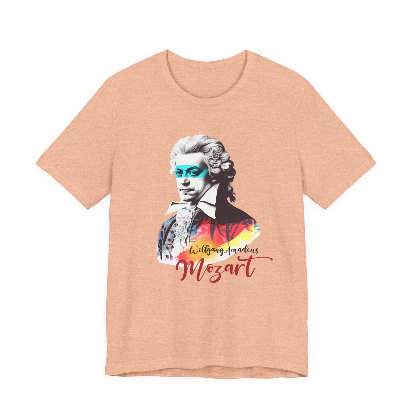 Mozart Mask: Classical Music T-Shirt, Mozart Shirt, Wolfgang Amadeus Mozart Gift, Mozart Tribute Tee