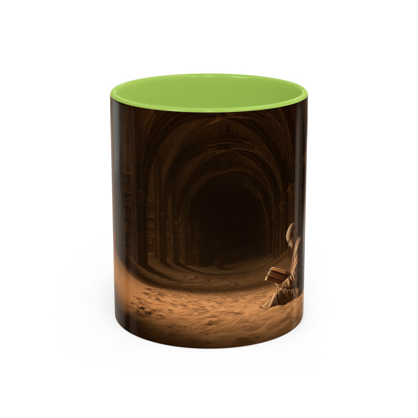 Deep Focus Mug (EU) - Classical Music for Thinking Mug, Peaceful Library Mug, Nature Library Mug, Apocalyptic Library Mug