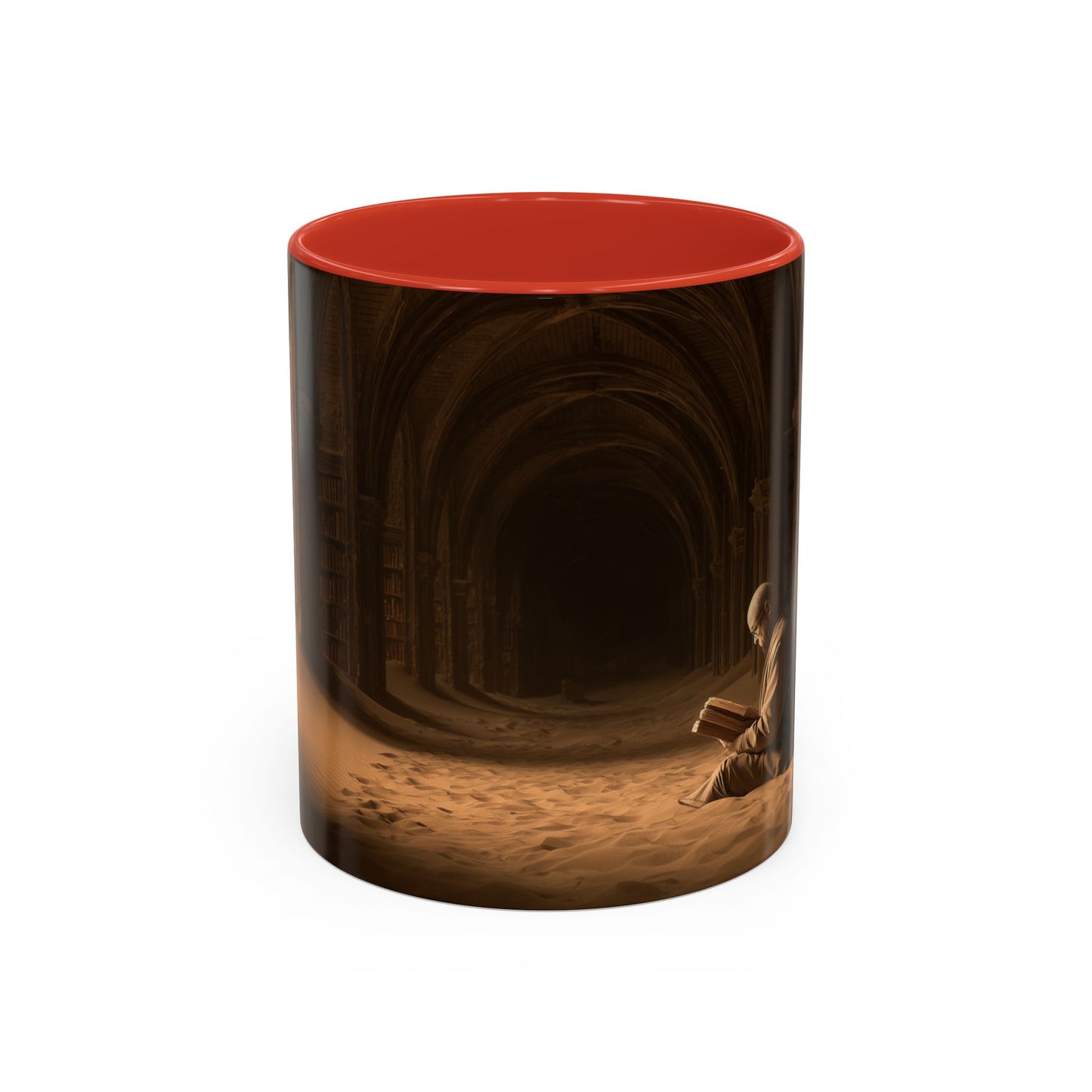 Deep Focus Mug (EU) - Classical Music for Thinking Mug, Peaceful Library Mug, Nature Library Mug, Apocalyptic Library Mug