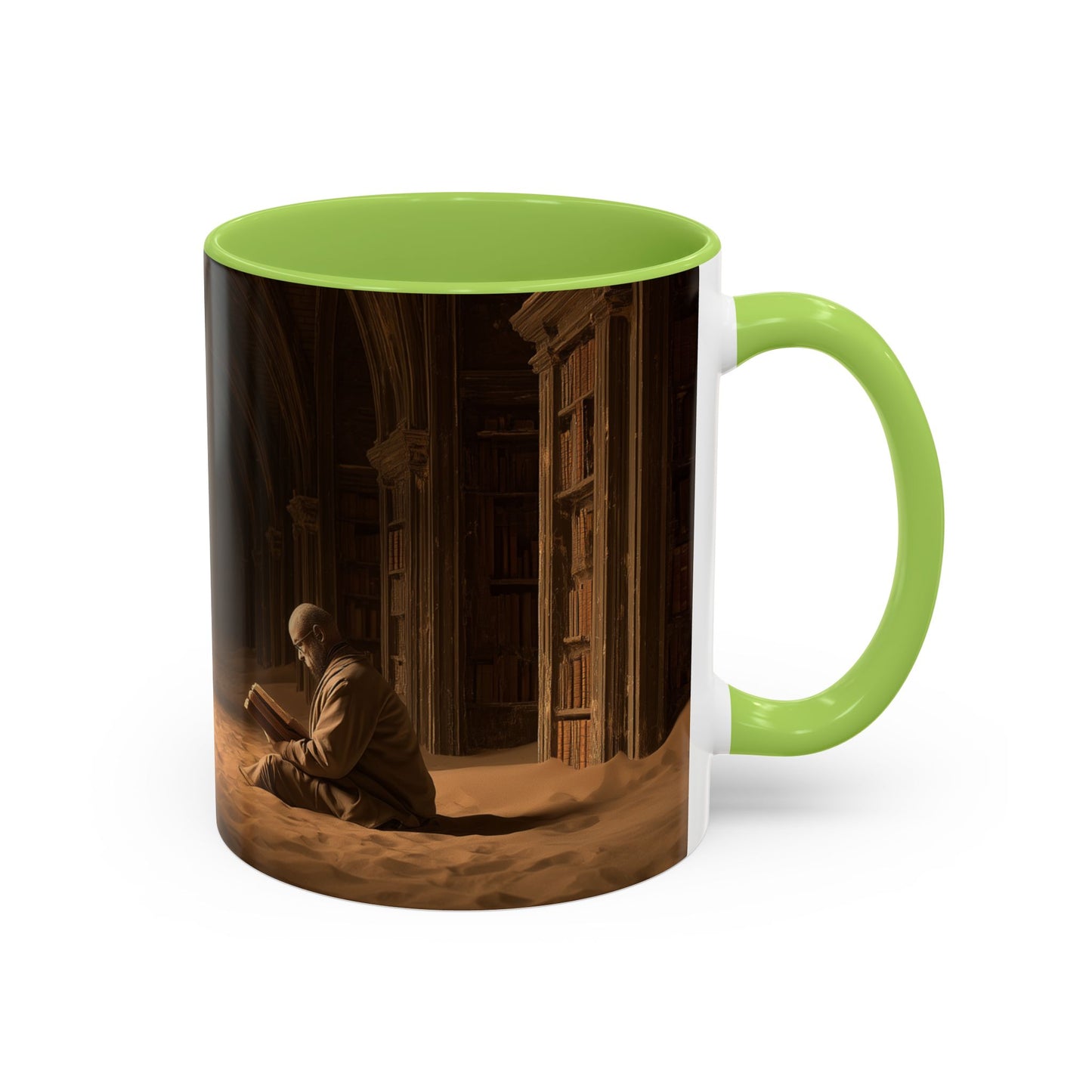 Deep Focus Mug (EU) - Classical Music for Thinking Mug, Peaceful Library Mug, Nature Library Mug, Apocalyptic Library Mug