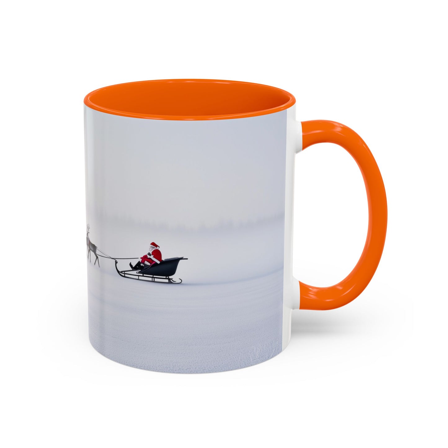 Christmas with Tchaikovsky Mug (EU)- Santa Sleigh Mug, Reindeer Mug, Santa Mug, Tchaikovsky Mug, Winter Mug, North Pole Mug