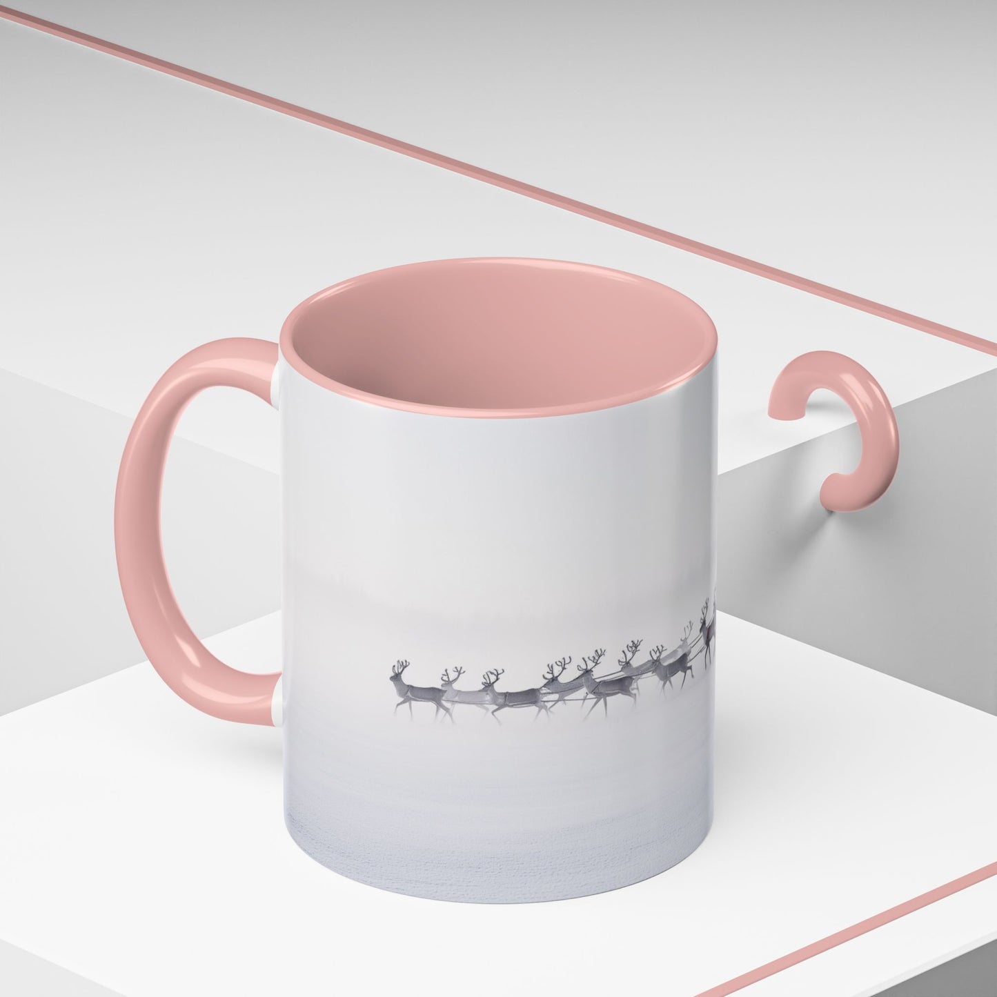 Christmas with Tchaikovsky Mug (EU)- Santa Sleigh Mug, Reindeer Mug, Santa Mug, Tchaikovsky Mug, Winter Mug, North Pole Mug