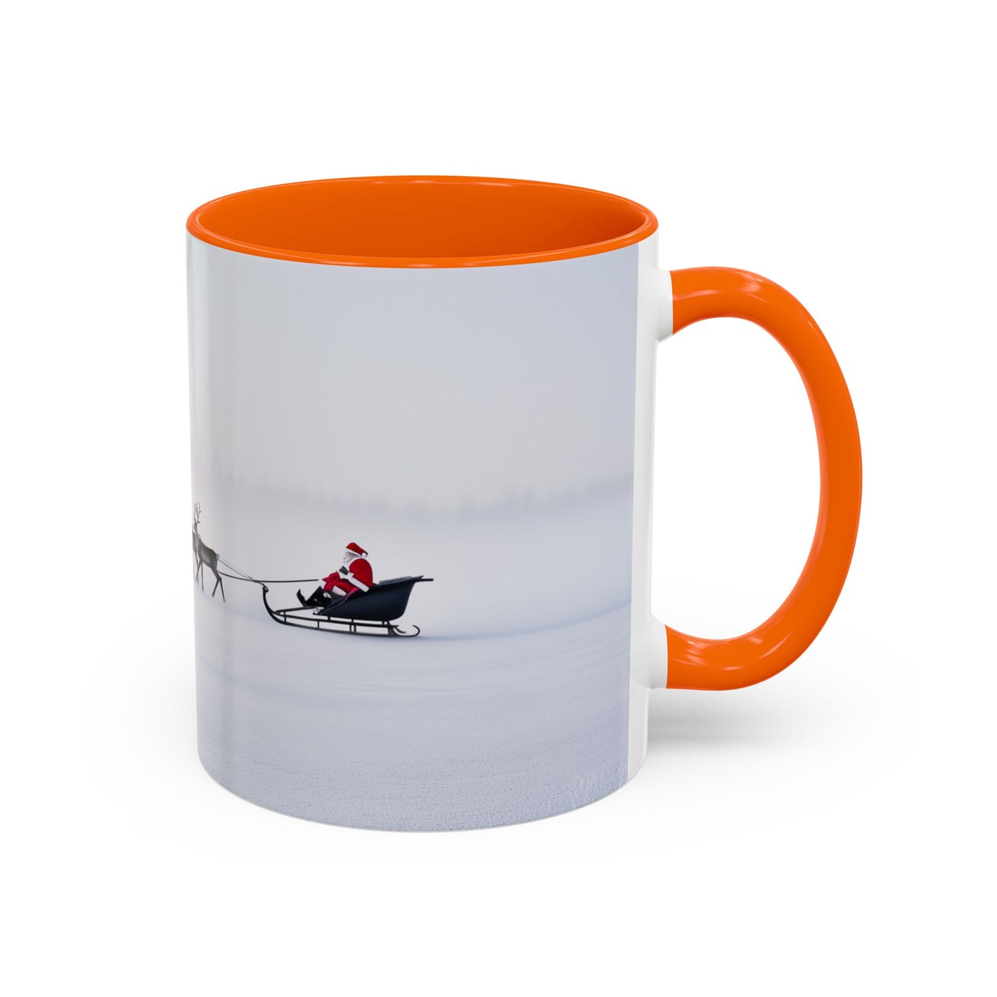 Christmas with Tchaikovsky Mug (USA)- Santa Sleigh Mug, Reindeer Mug, Santa Mug, Tchaikovsky Mug, Winter Mug, North Pole Mug