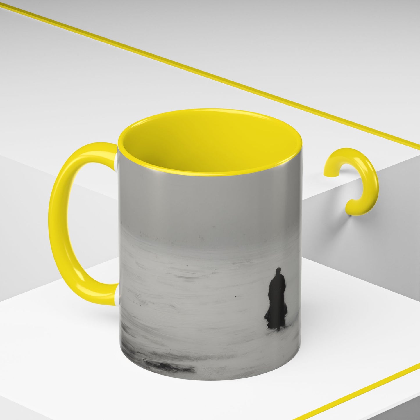 A Melancholy Winter Mug (EU) - Landscape Mug, Winter Mug, Holiday Mug, Christmas Mug, Classical Music Mug